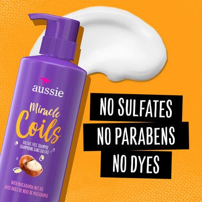 Aussie Miracle Coils Shampoo (16 oz)