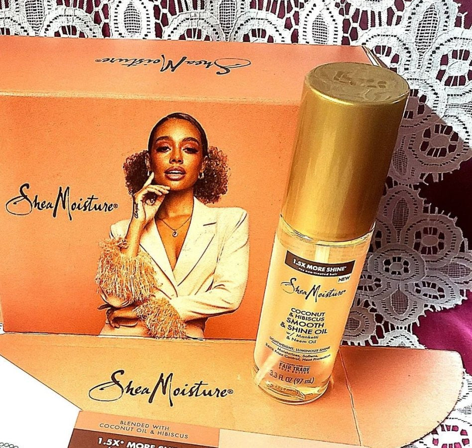 SheaMoisture Coconut and Hibiscus Smooth + Shine Hair Oil (3.3 oz)