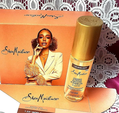 SheaMoisture Coconut and Hibiscus Smooth + Shine Hair Oil (3.3 oz)