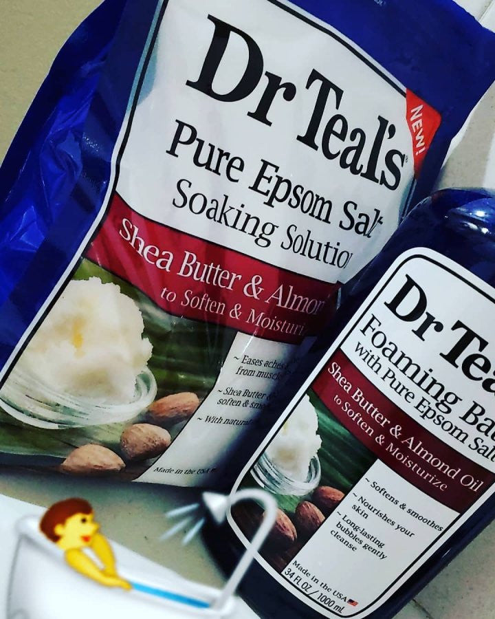 Dr. Teal's Shea Butter & Almond Oil Body Wash with Pure Epsom Salt (24oz)