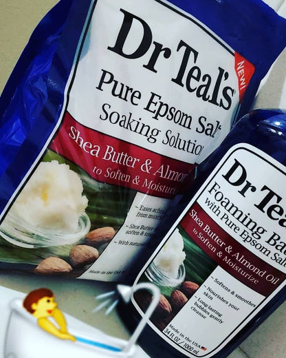 Dr. Teal's Shea Butter & Almond Oil Body Wash with Pure Epsom Salt (24oz)