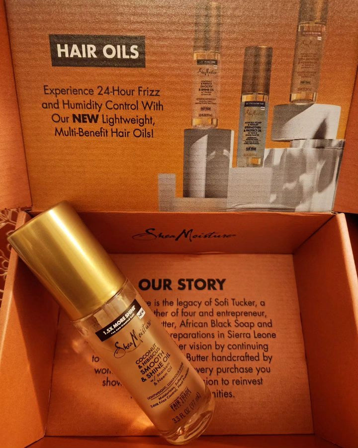 SheaMoisture Coconut and Hibiscus Smooth + Shine Hair Oil (3.3 oz)