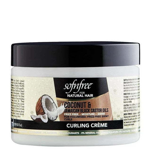 Sofnfree Coconut & Jamaican Black Castor Curling Creme (11 oz)