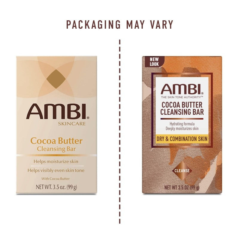 Ambi Cleansing Bar Soap Cocoa Butter (3.5 oz)