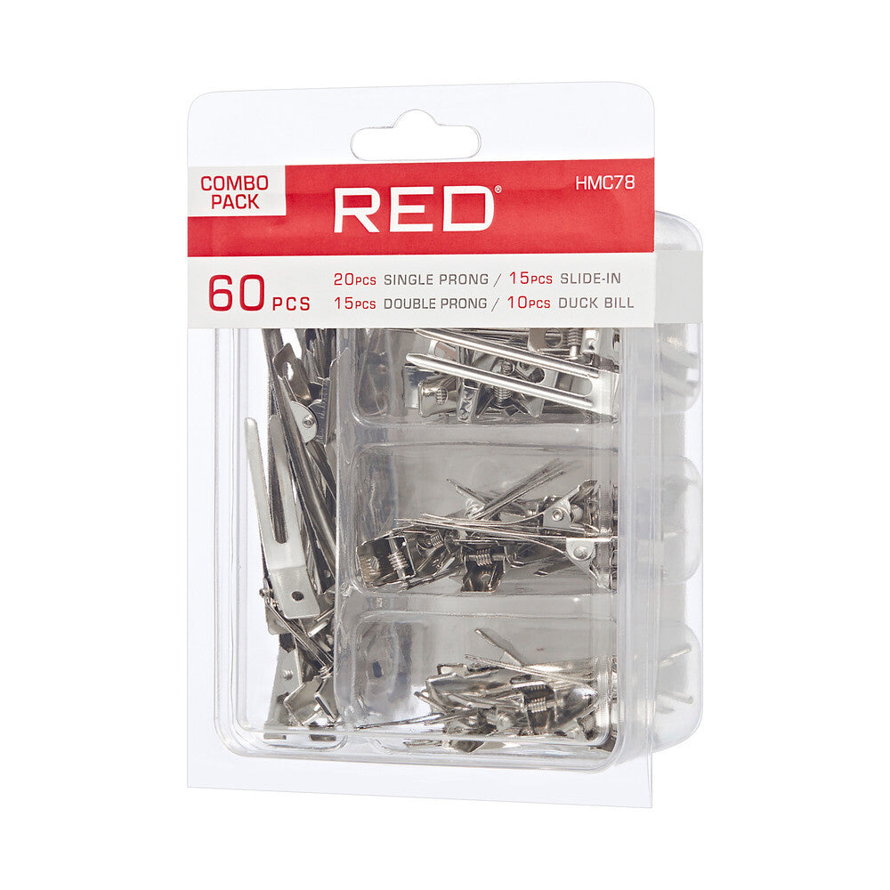 RED Metal Clip Combo Pack