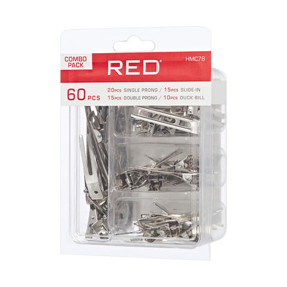 RED Metal Clip Combo Pack