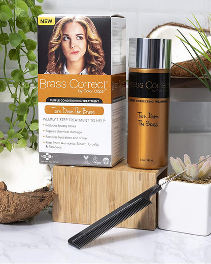 Color Oops Brass Correct Purple Deep Conditioning Hair Treatment