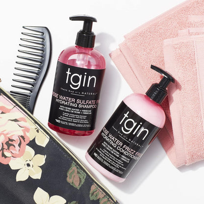 TGIN Rose Water Sulfate-Free Hydrating Shampoo (13 oz)
