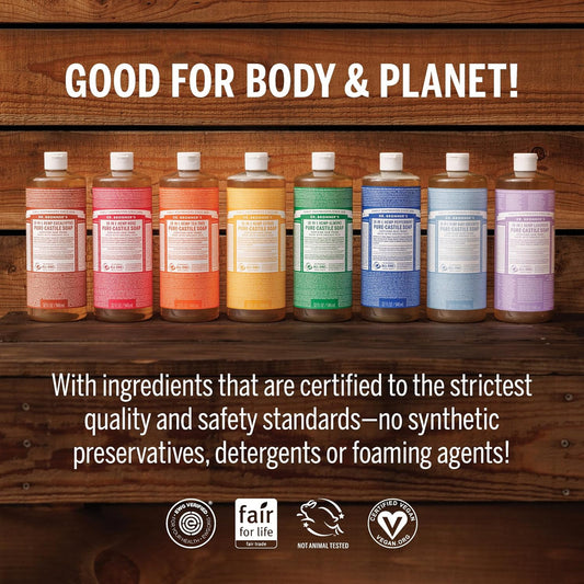 Dr. Bronner's Organic Pure Castile Liquid Soap
