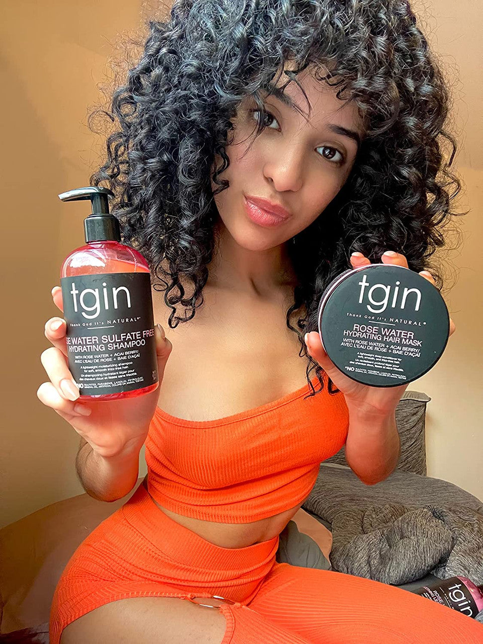 TGIN Rose Water Hydrating Hair Mask
