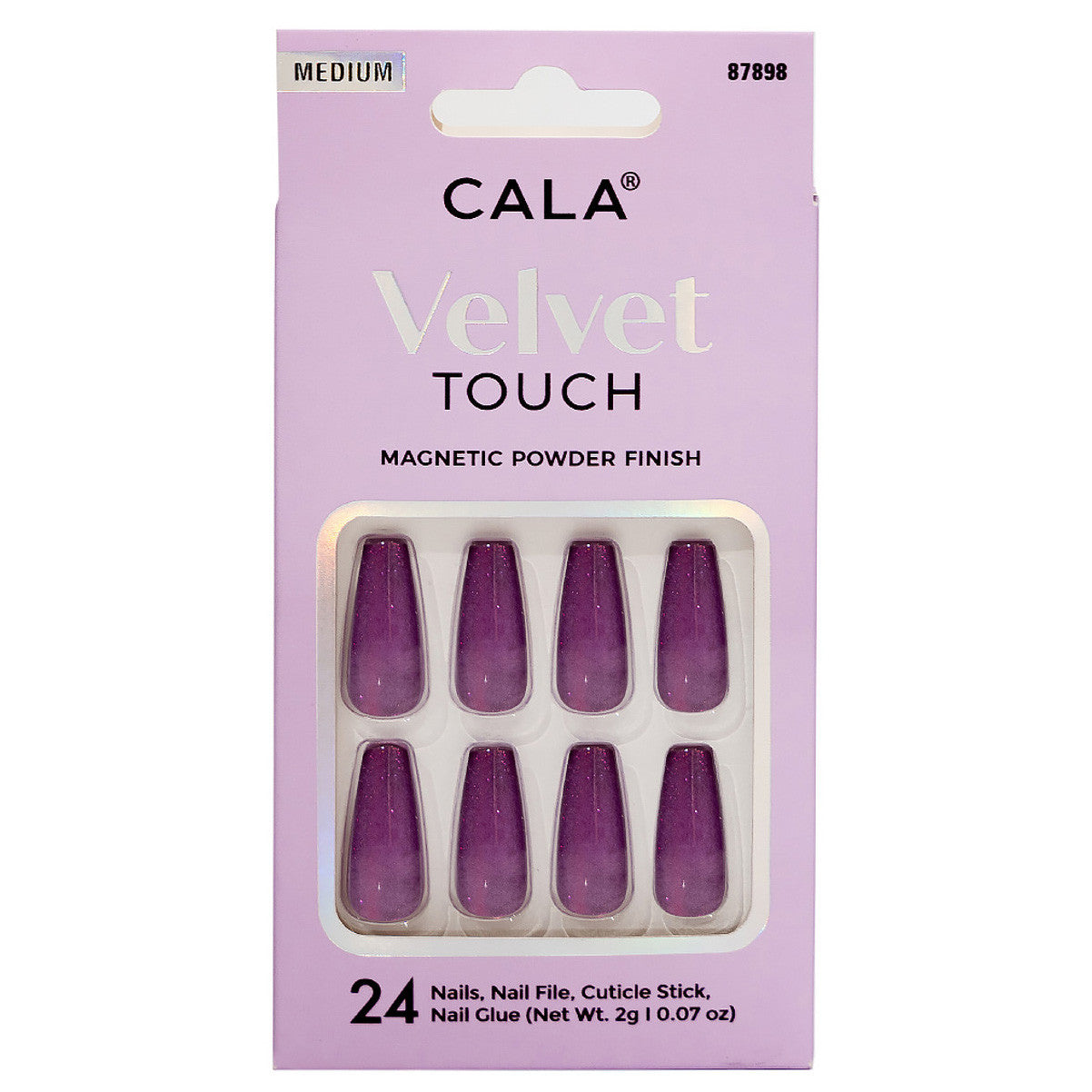 CALA Velvet Touch Coffin Lav / Fuchsia