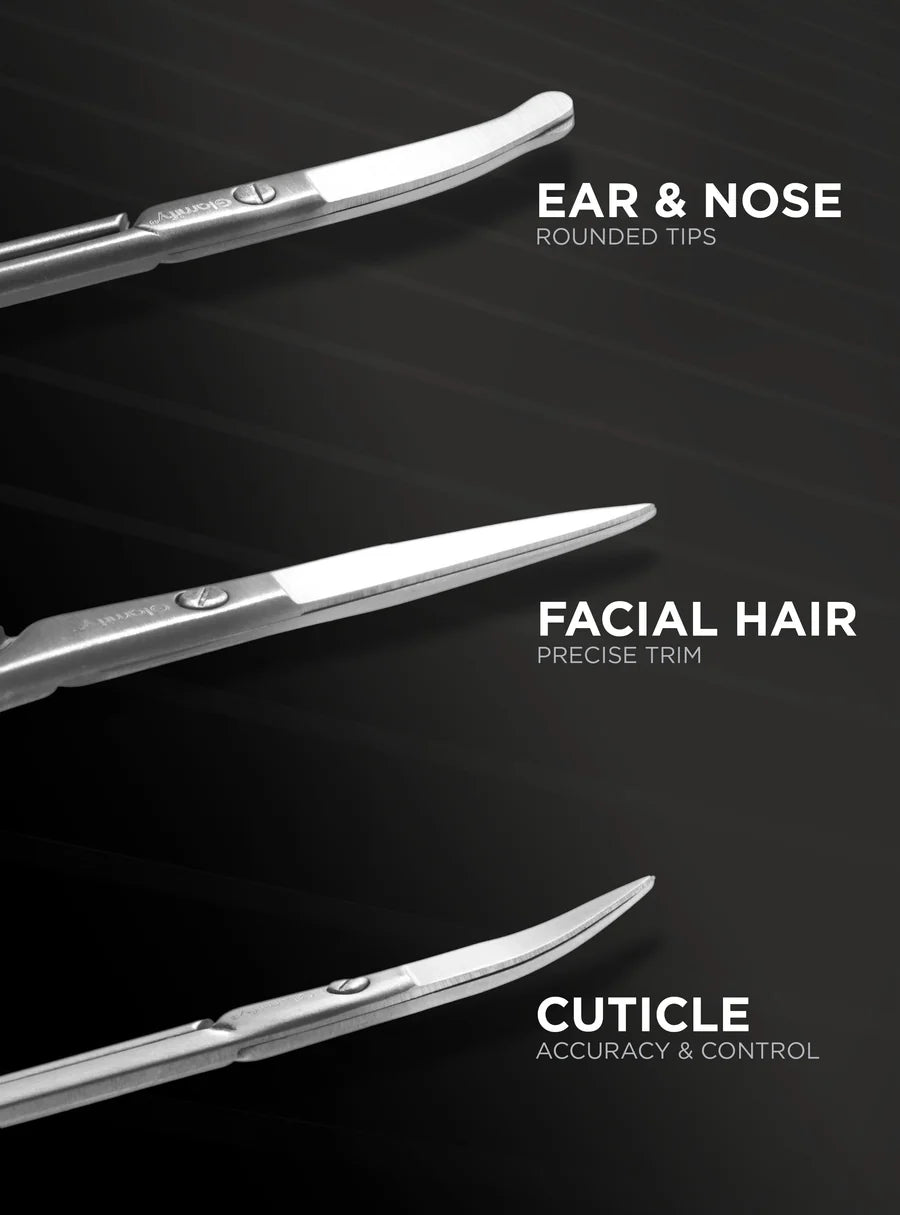 ABSOLULTE Stainless Steel Facial Hair Scissors