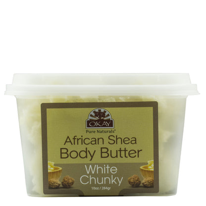 OKAY Shea Butter White Chunky Deep Moisturizing (10oz)