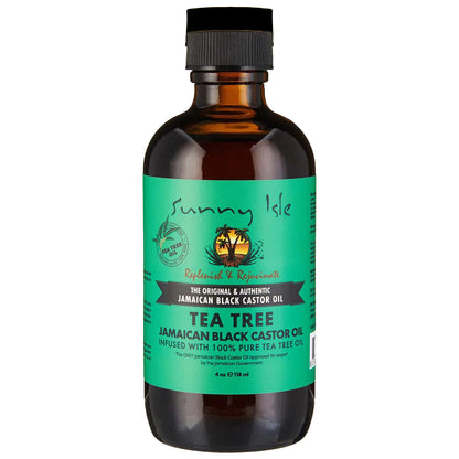 Sunny Isle Jamaican Black Castor Oil - Tea Tree (4oz)