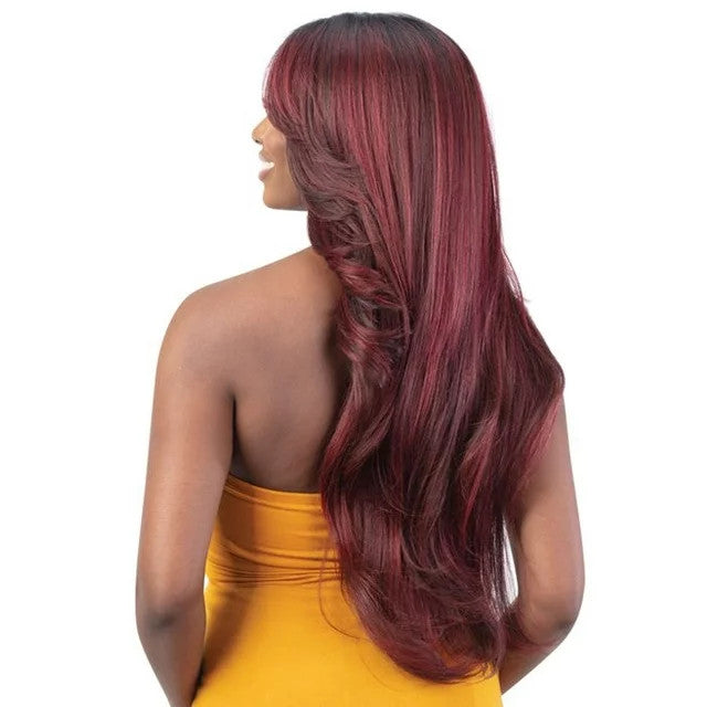 SHAKE N GO Freetress Equal Curtain Bang HD Lace Wig - BOMBSHELL