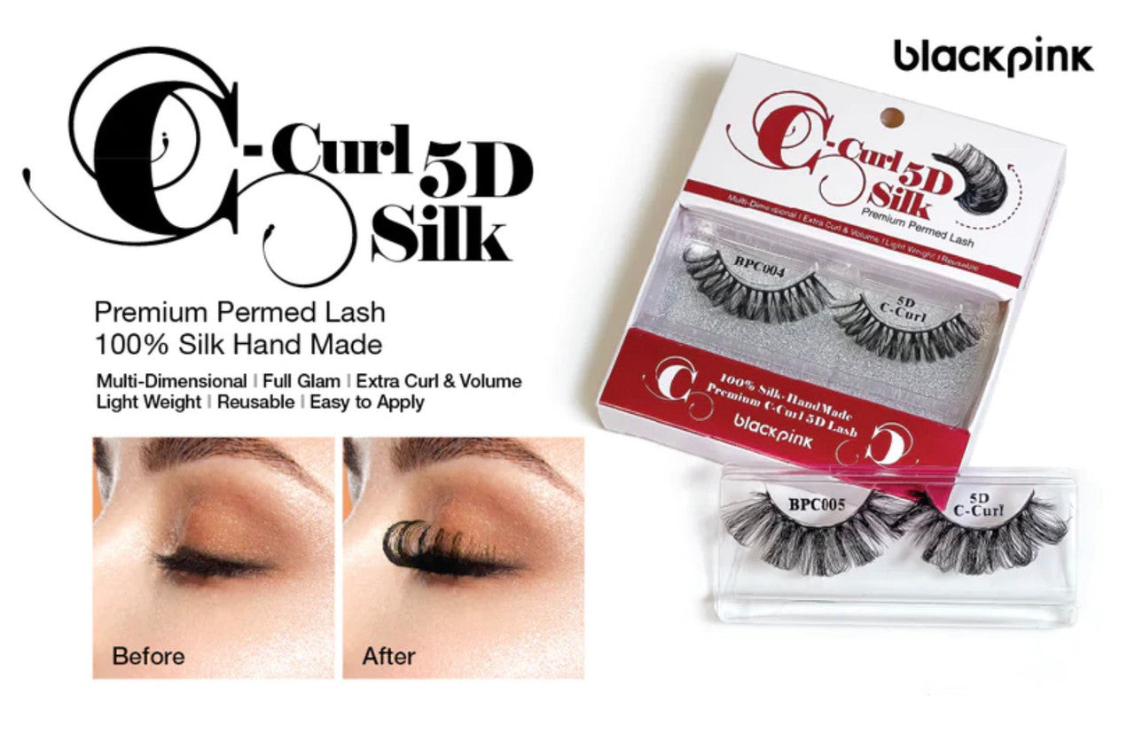 BLACK PINK 5D C Curl Silk Premium Permed Lash