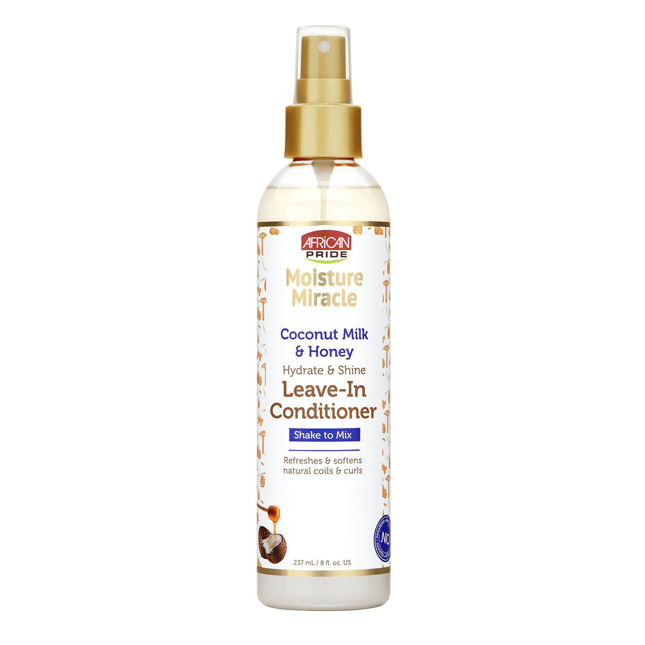 African Pride Moisture Miracle Coconut Milk & Honey Leave-In Conditioner Spray