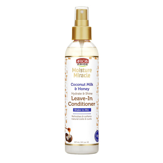 African Pride Moisture Miracle Coconut Milk & Honey Leave-In Conditioner Spray