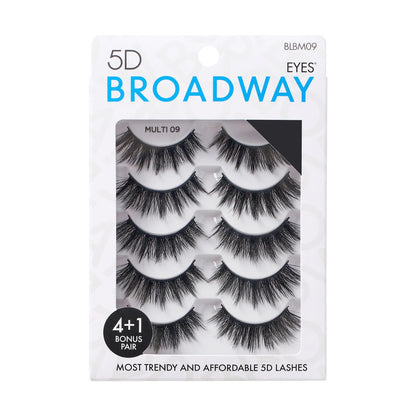 KISS Broadway 5D Lashes 5 Pair Multipack (30 Styles)