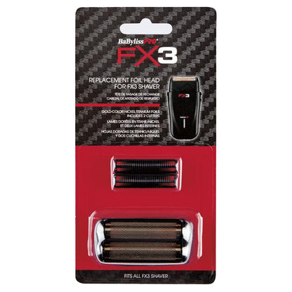 BaBylissPRO FX3 High Speed Foil Shaver Replacement Foil (Black)