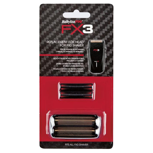 BaBylissPRO FX3 High Speed Foil Shaver Replacement Foil (Black)