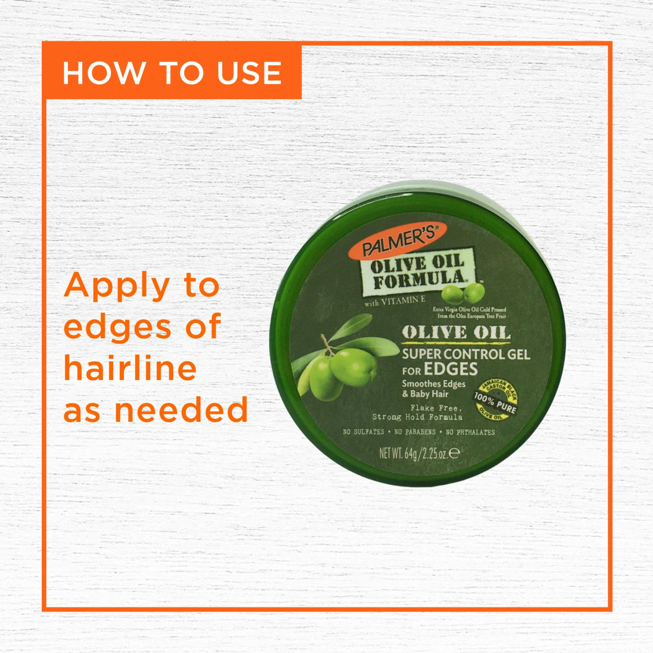 Palmers Olive Oil Formula Super Control Gel For Edges (2.25 oz)