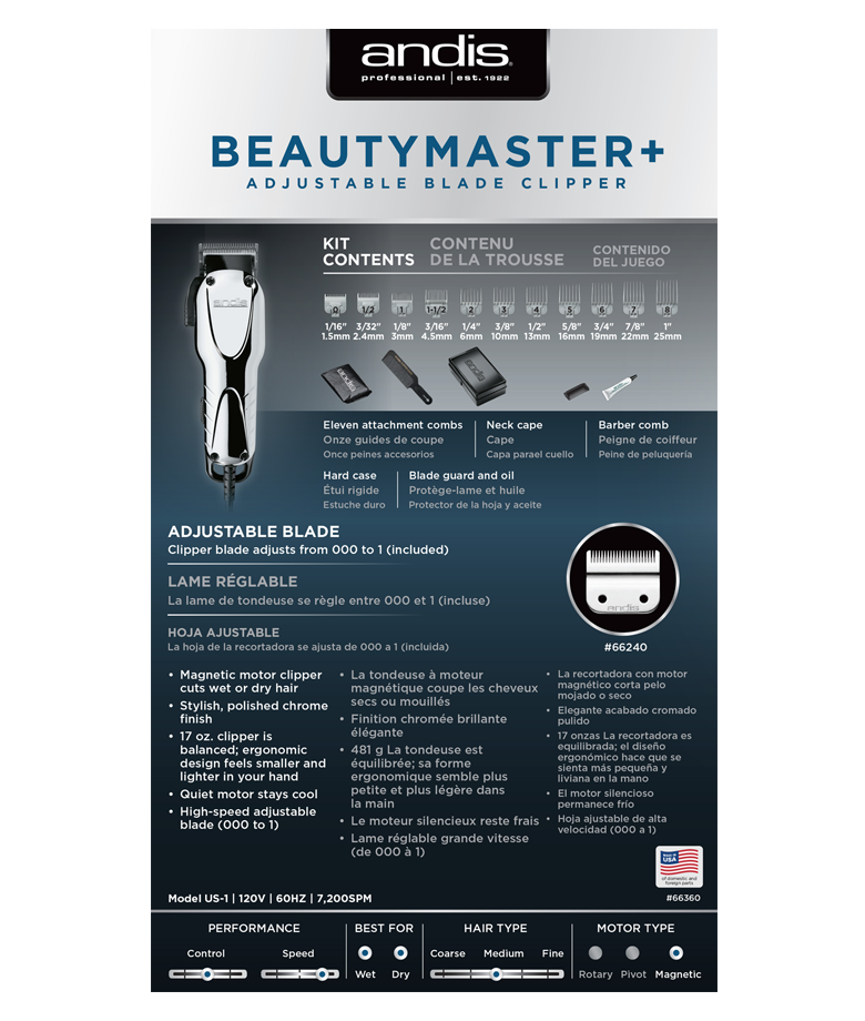 Andis Beauty Master Clipper