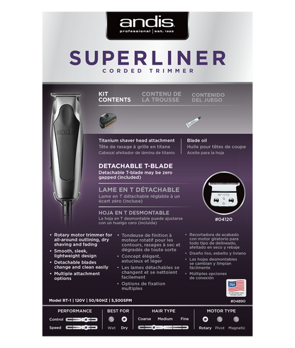 Andis Superliner T-Blade Trimmer