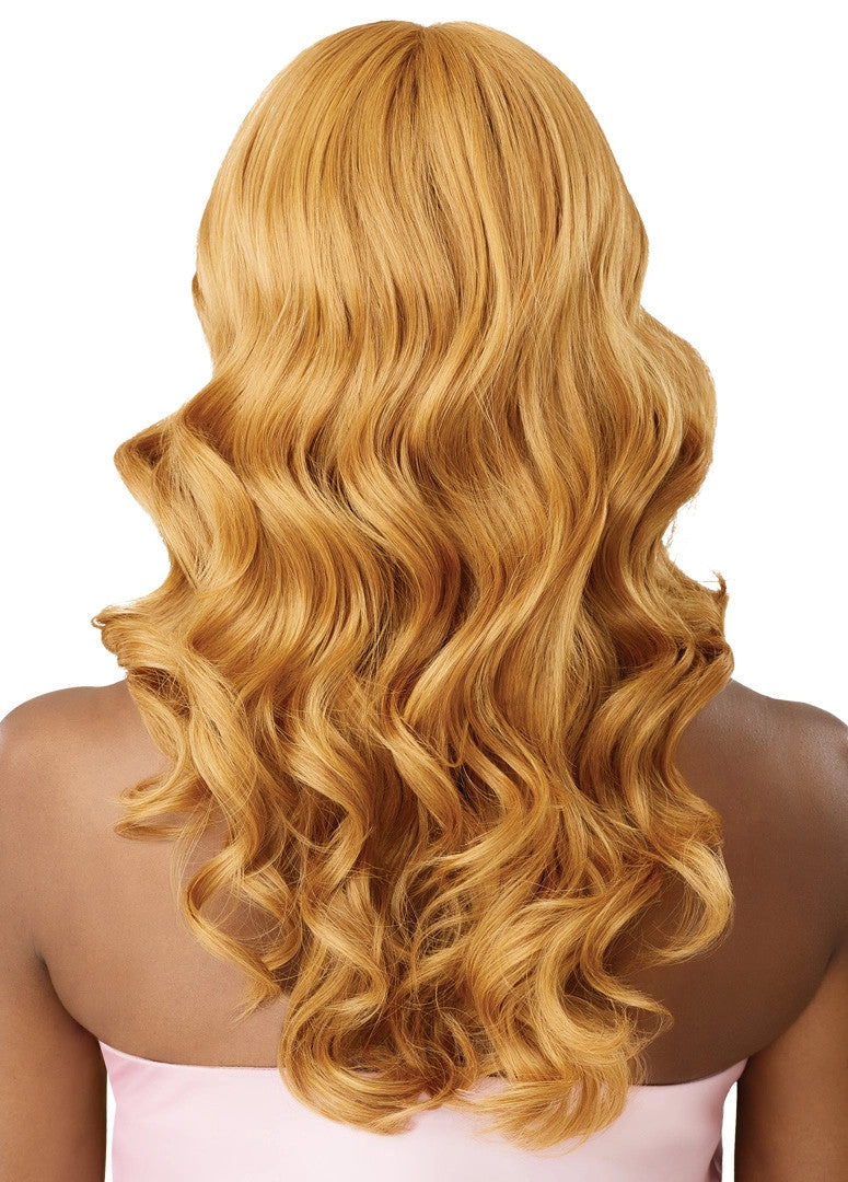 OUTRE Human Hair Blend Airtied Vanish HD+ Lace Front Wig - HHB-Natural Body Wave 22"