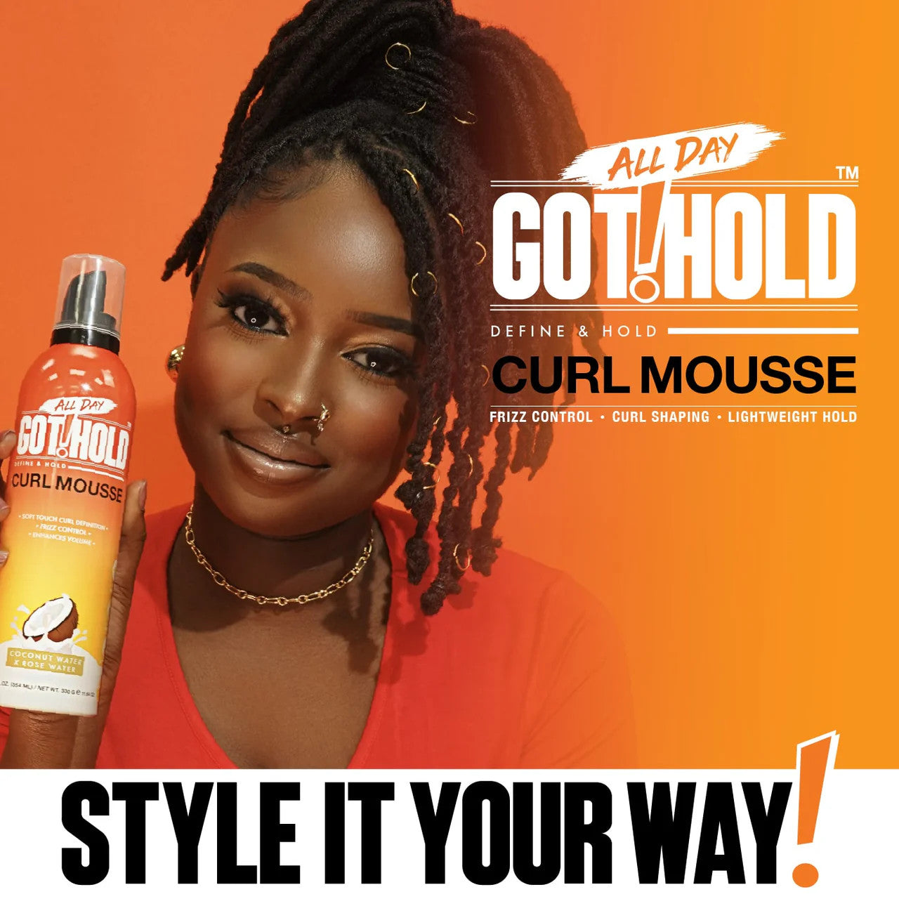 ALL DAY GOT HOLD Curl Mousse