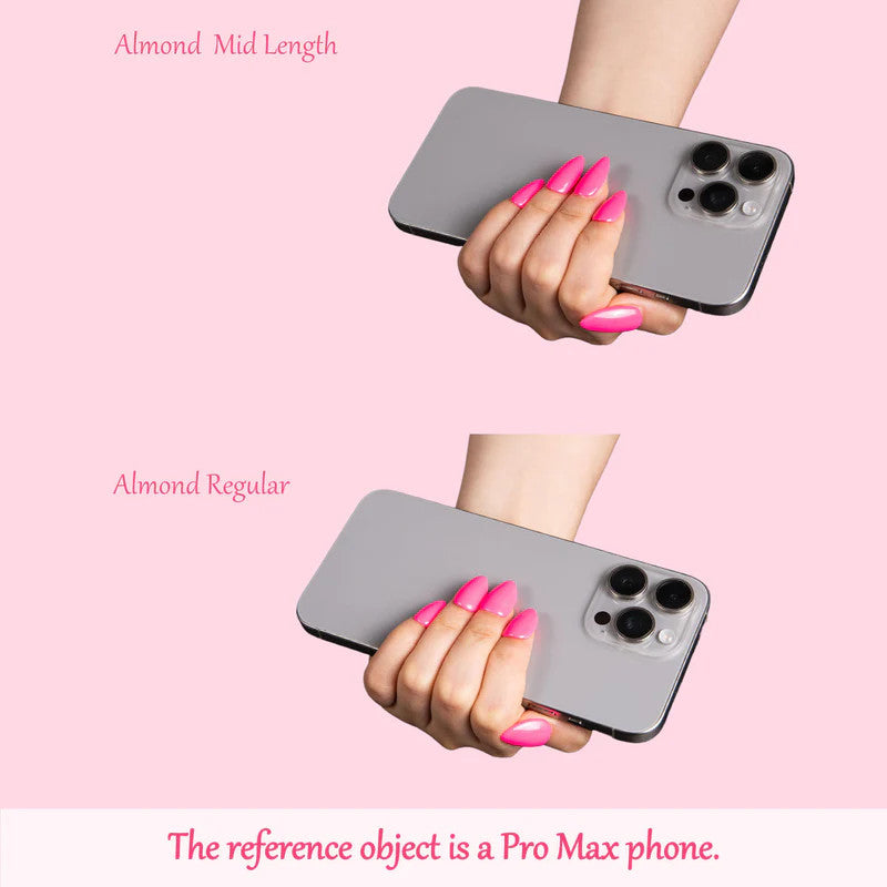 LA FLARE Lovful Nails - ALMOND/REGULAR