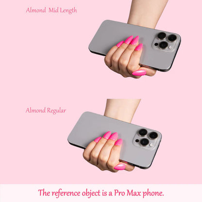 LA FLARE Lovful Nails - ALMOND/REGULAR