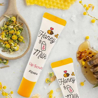 [A'PIEU] Honey & Milk Lip Scrub