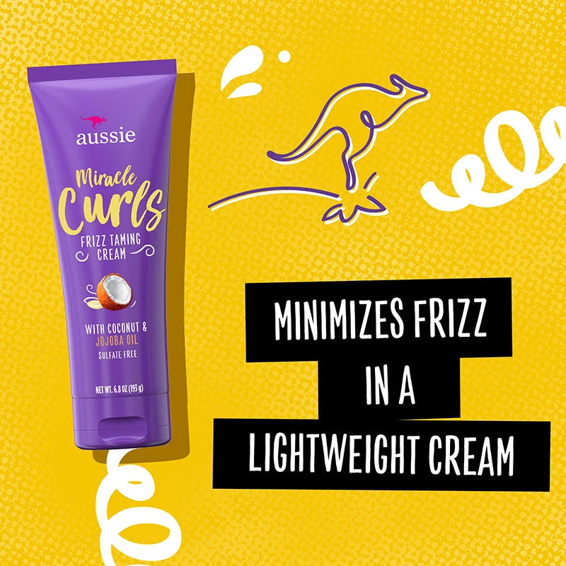 Aussie Miracle Curls Frizz Taming Curl Cream (6.8 oz)