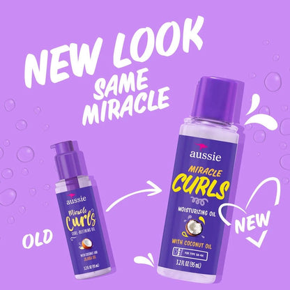 Aussie Miracle Curls Curl Defining Oil (3.2 oz)