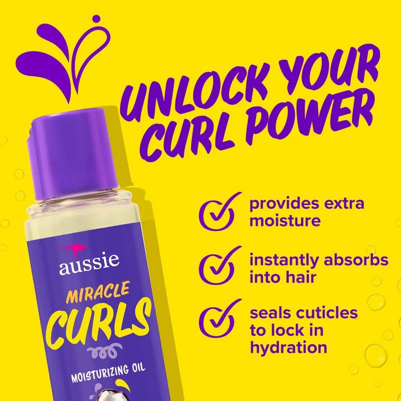 Aussie Miracle Curls Curl Defining Oil (3.2 oz)