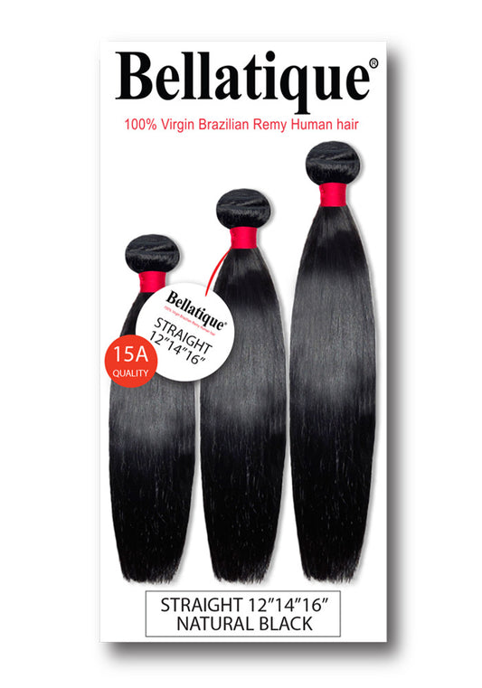 BELLATIQUE 100% Human Hair Multi Pack - Straight