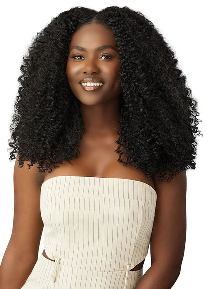 OUTRE Human Hair Premium Blend Big Beautiful Clip-In 9PCS - Bohemian Curl 14"