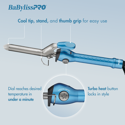 BaBylissPRO Nano Titanium Spring Curling Iron