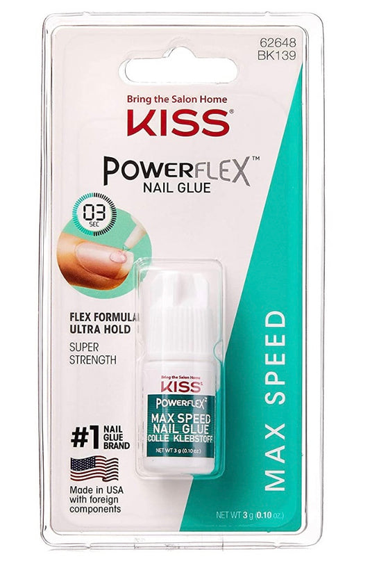 KISS PowerFlex Nail Glue Max Speed Super Strength