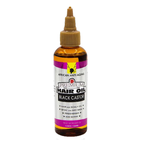 African Anti Aging  Premium Hair Oil - Black Castor