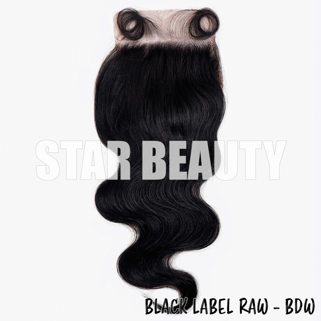 15A Black Label Raw Virgin Hair 4x4 HD Lace Closure - Body Wave (12"-14")