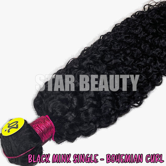 Black Mink Bohemian Curl (10"- 24")