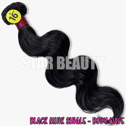 Black Mink Body Wave Curl (10"- 30")