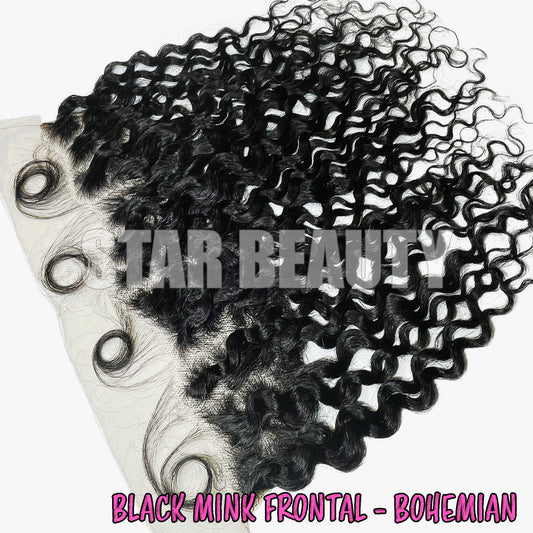 Black Mink 13x4 Frontal - Bohemian Curl (12"- 14")