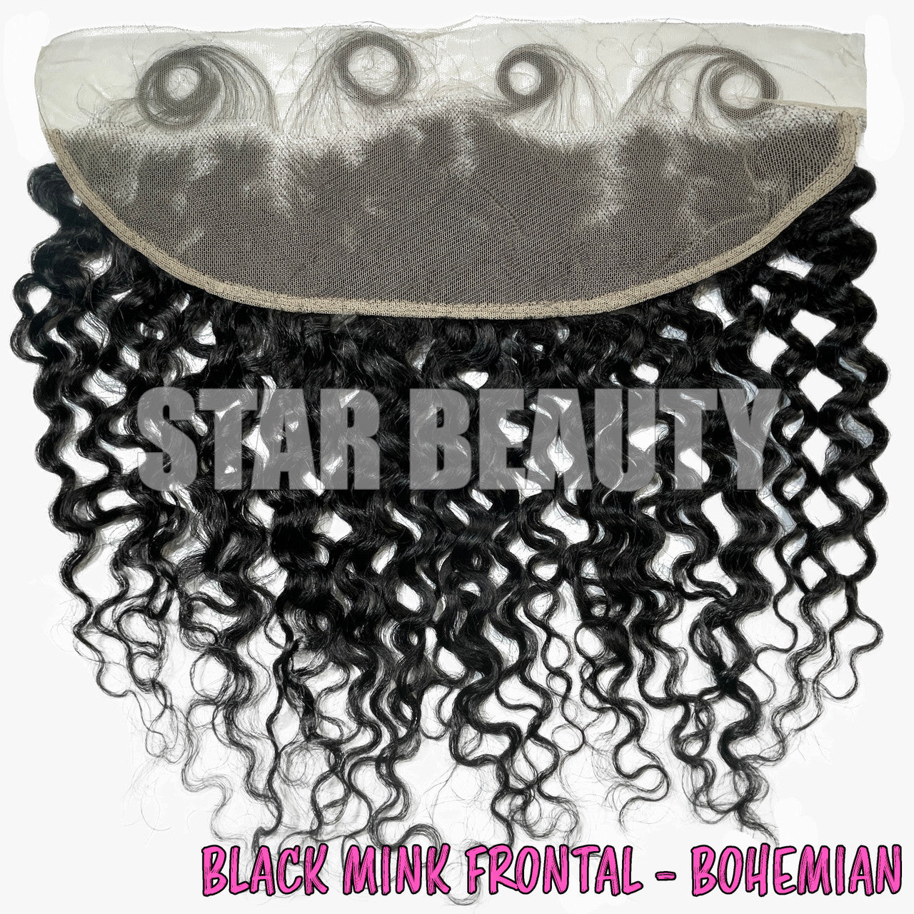 Black Mink 13x4 Frontal - Bohemian Curl (12"- 14")