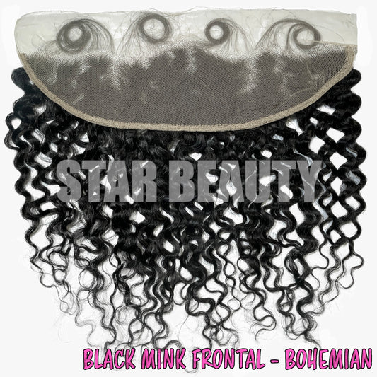 Black Mink 13x4 Frontal - Bohemian Curl (12"- 14")