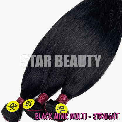 Black Mink Multi Pack - Straight