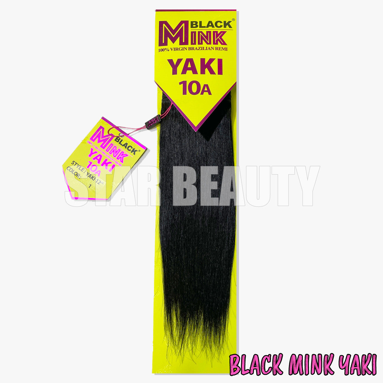 Black Mink Yaki Straight (10"- 24")