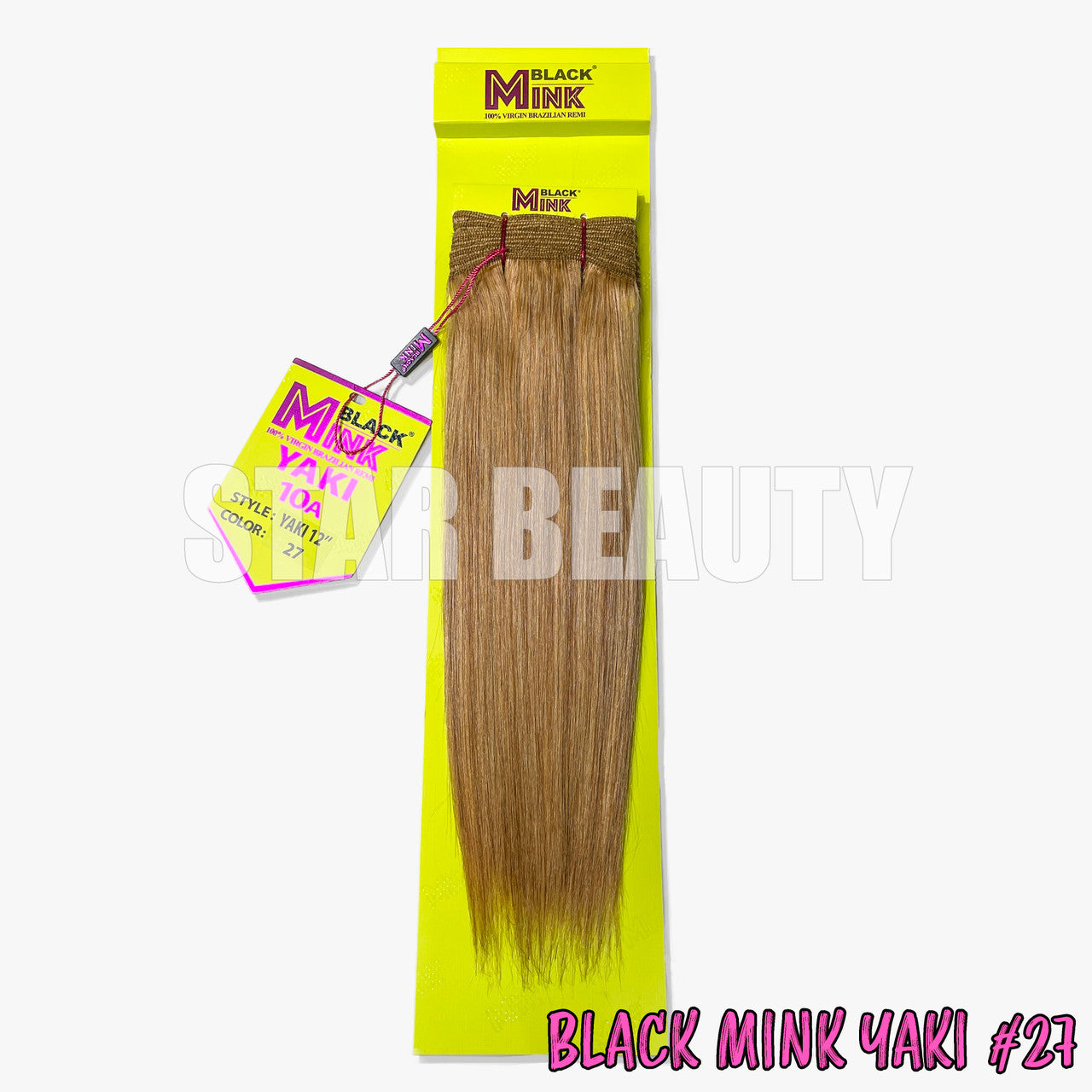Black Mink Yaki Straight - 27 (10"- 14")